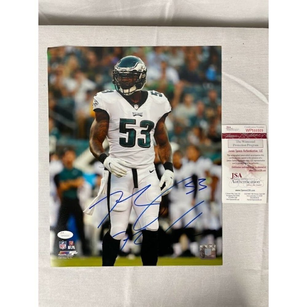 Nigel Bradham signed autographed Philadelphia Eagles 11x14 photo JSA